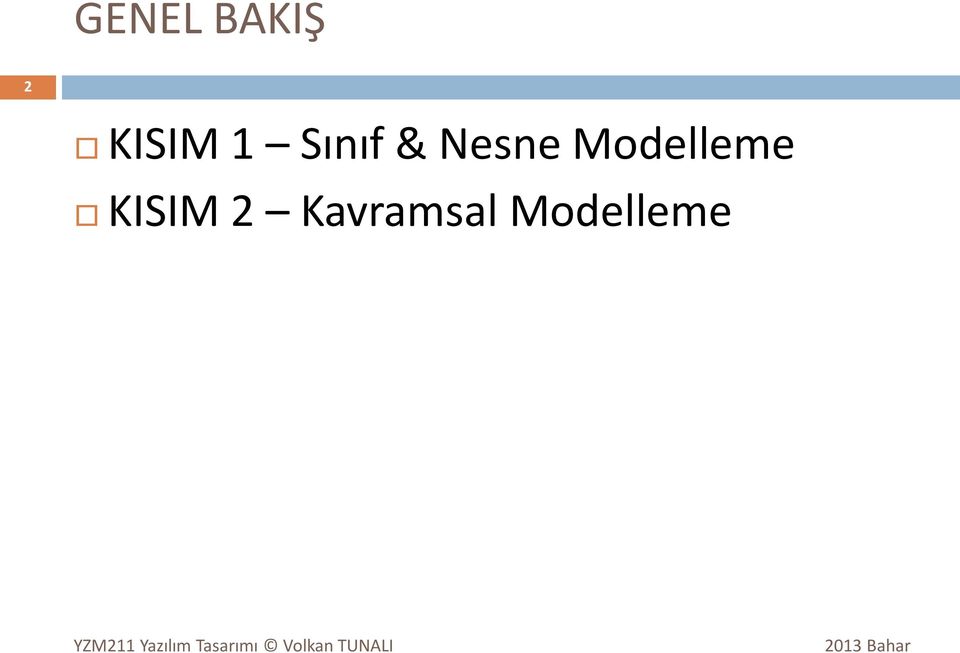 Nesne Modelleme