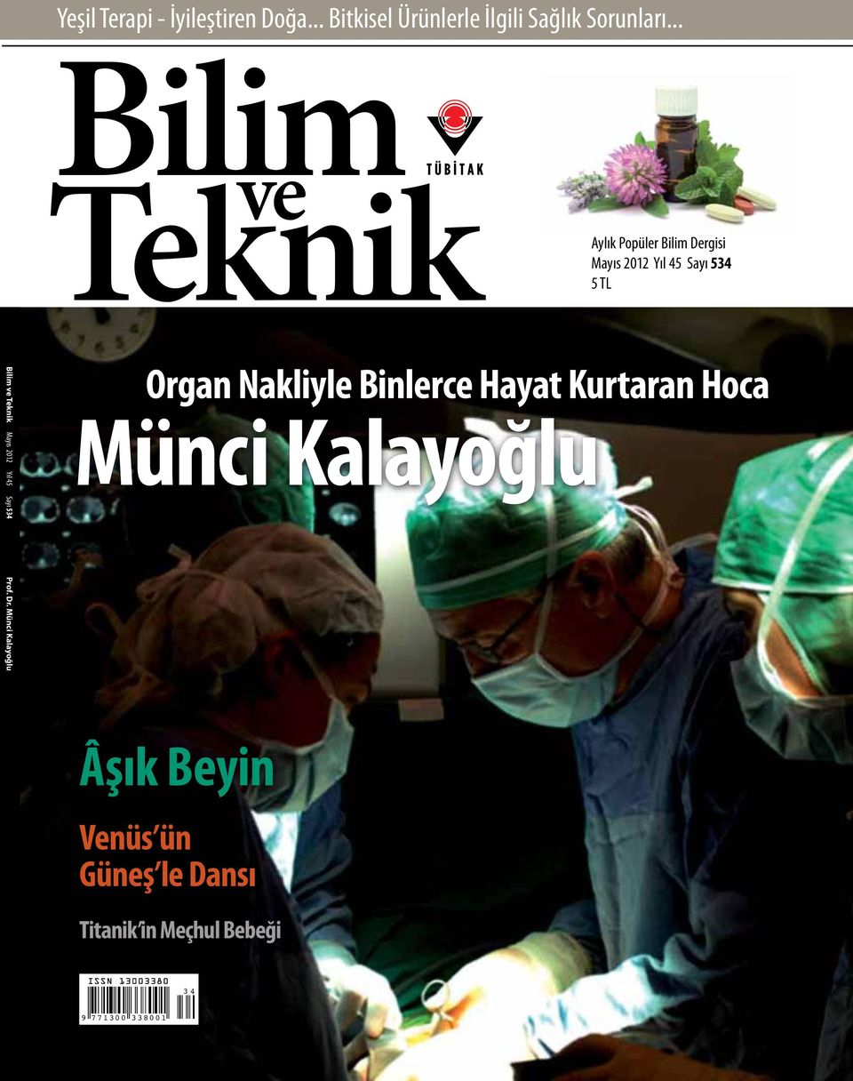 Teknik Mayıs 2012 Yıl 45 Sayı 534 Prof. Dr.