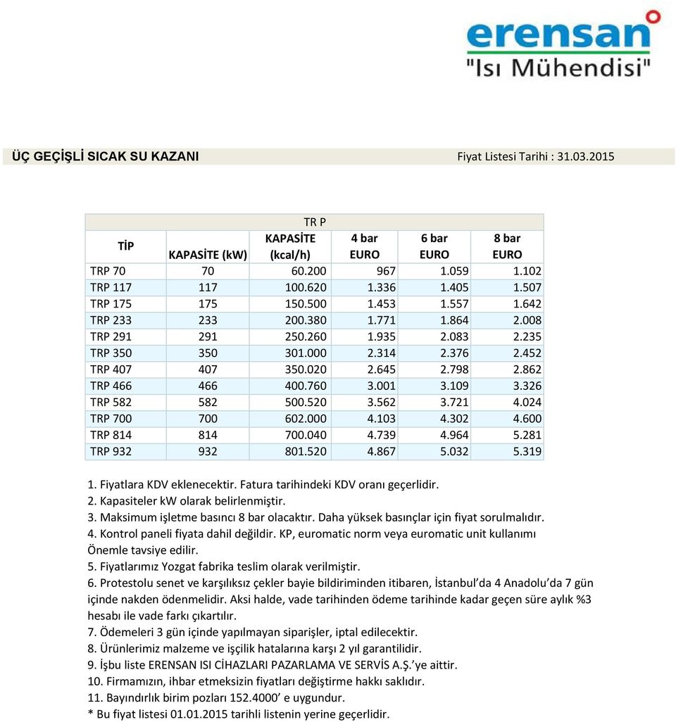 862 TRP 466 466 400.760 3.001 3.109 3.326 TRP 582 582 500.520 3.562 3.721 4.024 TRP 700 700 602.000 4.103 4.302 4.600 TRP 814 814 700.040 4.739 4.964 5.281 TRP 932 932 801.520 4.867 5.032 5.319 1.