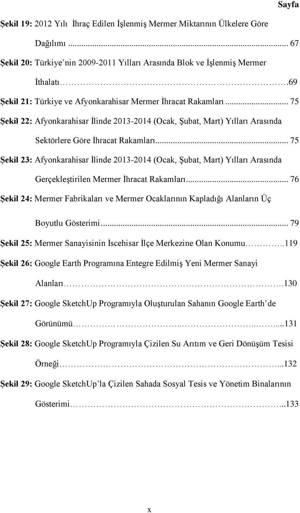 .. 75 Şekil 23: Afyonkarahisar İlinde 2013-2014 (Ocak, Şubat, Mart) Yılları Arasında Gerçekleştirilen Mermer İhracat Rakamları.