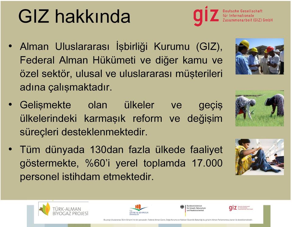 Gelişmekte olan ülkeler ve geçiş ülkelerindeki karmaşık reform ve değişim süreçleri