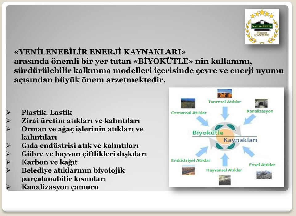 Plastik, Lastik Zirai üretim atıkları ve kalıntıları Orman ve ağaç işlerinin atıkları ve kalıntıları Gıda