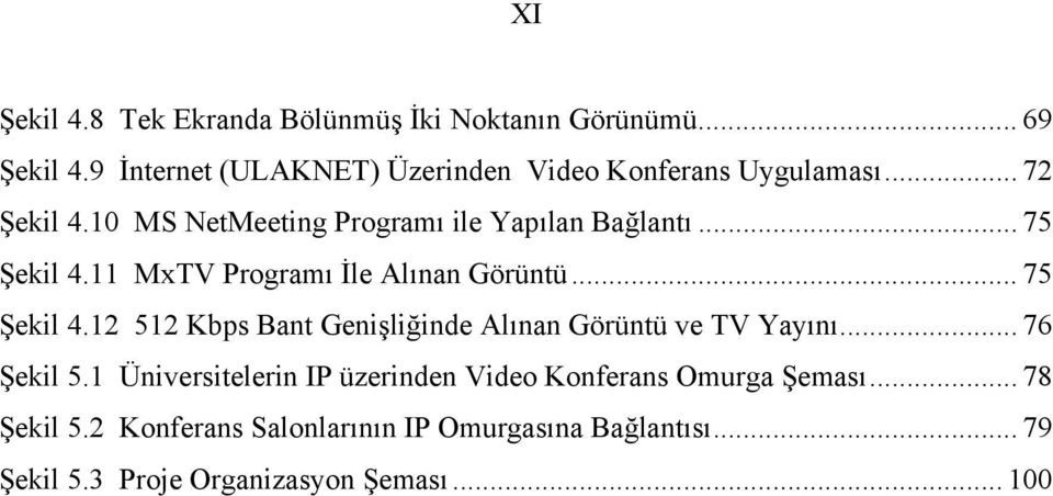 .. 75 Şekil 4.11 MxTV Programı İle Alınan Görüntü... 75 Şekil 4.12 512 Kbps Bant Genişliğinde Alınan Görüntü ve TV Yayını.