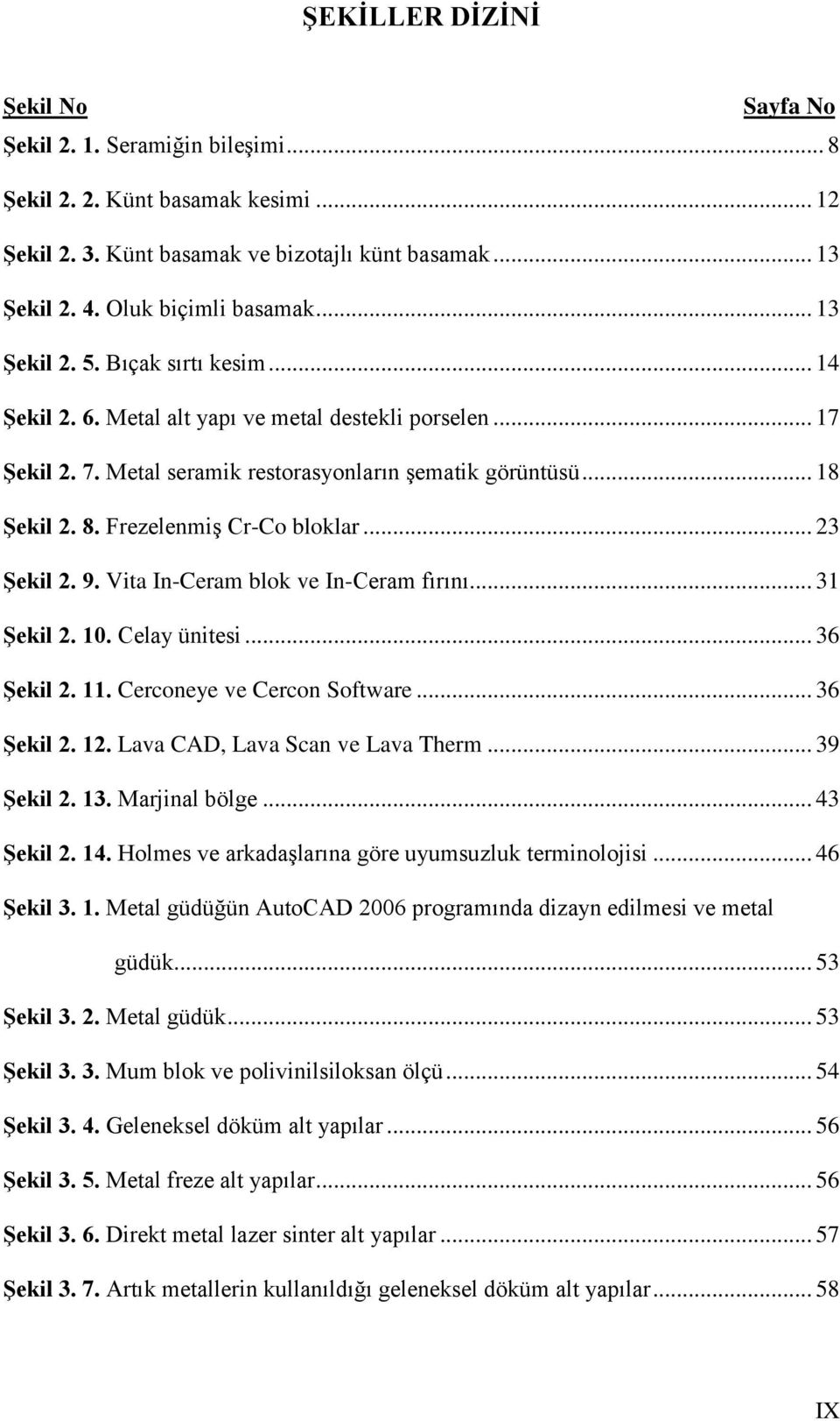 Frezelenmiş Cr-Co bloklar... 23 Şekil 2. 9. Vita In-Ceram blok ve In-Ceram fırını... 31 Şekil 2. 10. Celay ünitesi... 36 Şekil 2. 11. Cerconeye ve Cercon Software... 36 Şekil 2. 12.