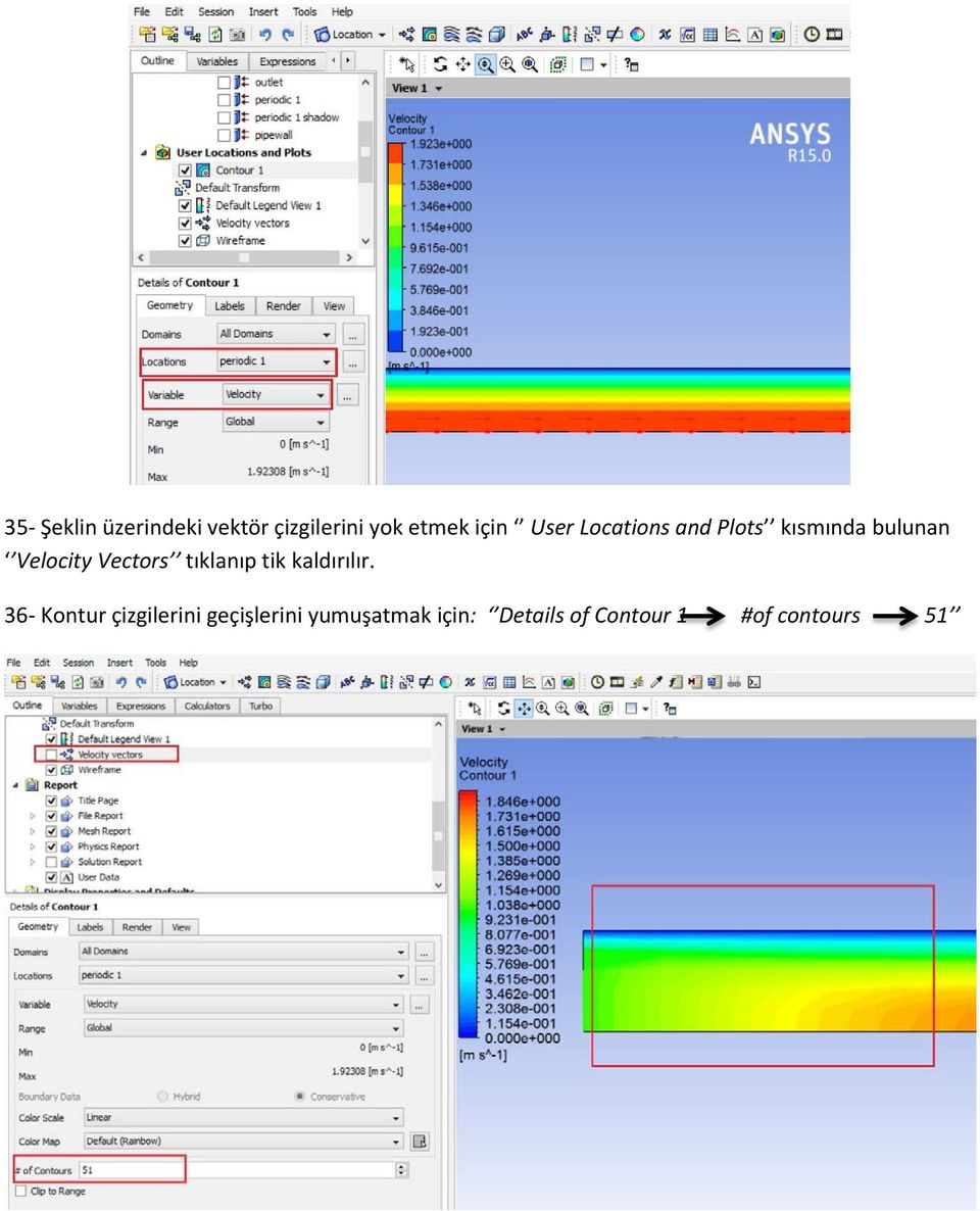 Vectors tıklanıp tik kaldırılır.