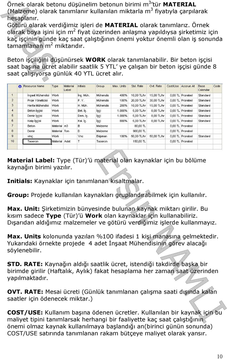 Örnek olarak boya işini için m 2 fiyat üzerinden anlaşma yapıldıysa şirketimiz için kaç işçinin günde kaç saat çalıştığının önemi yoktur önemli olan iş sonunda tamamlanan m 2 miktarıdır.