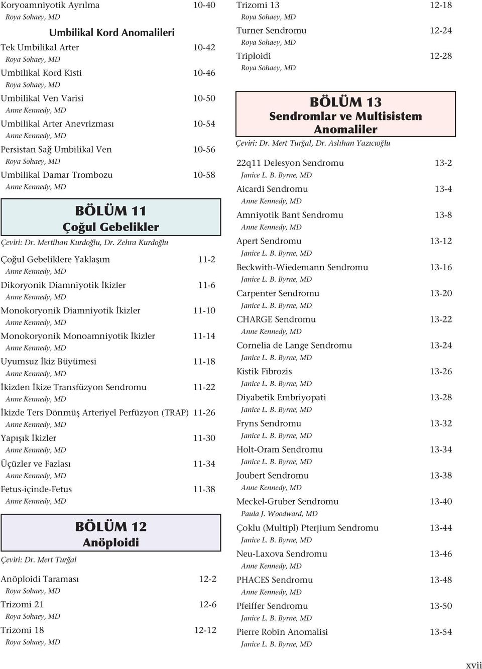 Mert Tur al BÖLÜM 11 Ço ul Gebelikler Ço ul Gebeliklere Yakla m 11-2 Dikoryonik Diamniyotik kizler 11-6 Monokoryonik Diamniyotik kizler 11-10 Monokoryonik Monoamniyotik kizler 11-14 Uyumsuz kiz