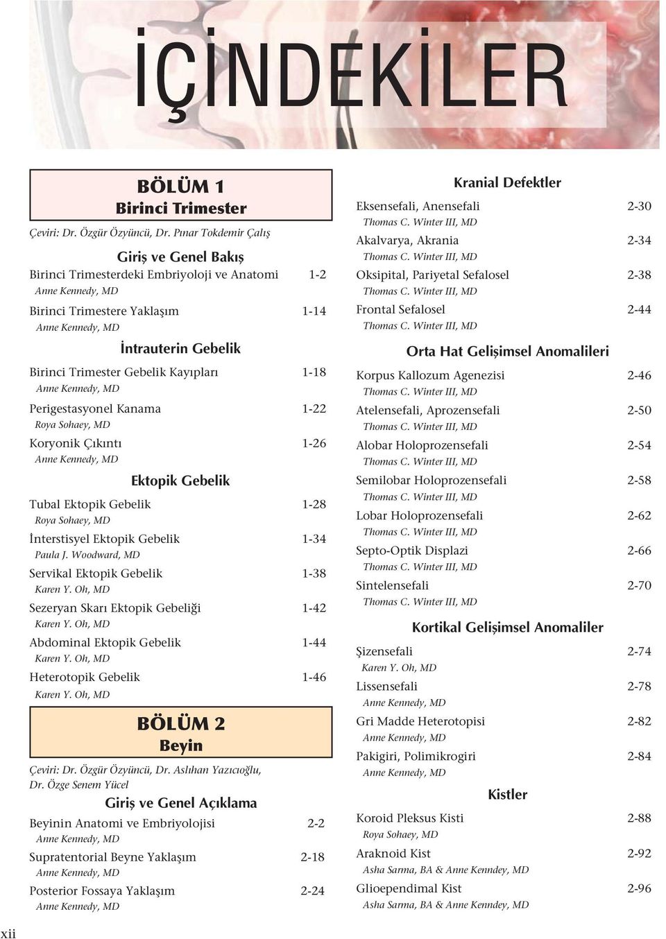 1-28 nterstisyel Ektopik Gebelik 1-34 Paula J. Woodward, MD Servikal Ektopik Gebelik 1-38 Karen Y. Oh, MD Sezeryan Skar Ektopik Gebeli i 1-42 Karen Y. Oh, MD Abdominal Ektopik Gebelik 1-44 Karen Y.