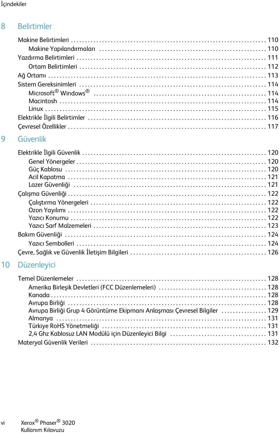 ................................................................. 114 Microsoft Windows............................................................. 114 Macintosh......................................................................... 114 Linux.