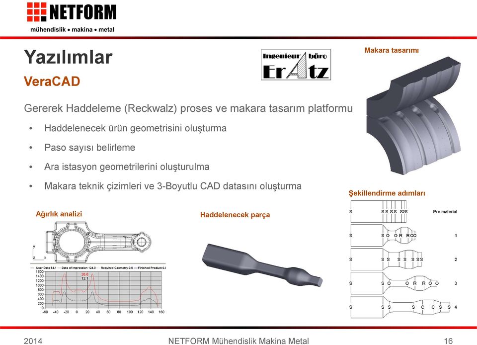 Ara istasyon geometrilerini oluşturulma Makara teknik çizimleri ve 3-Boyutlu CAD