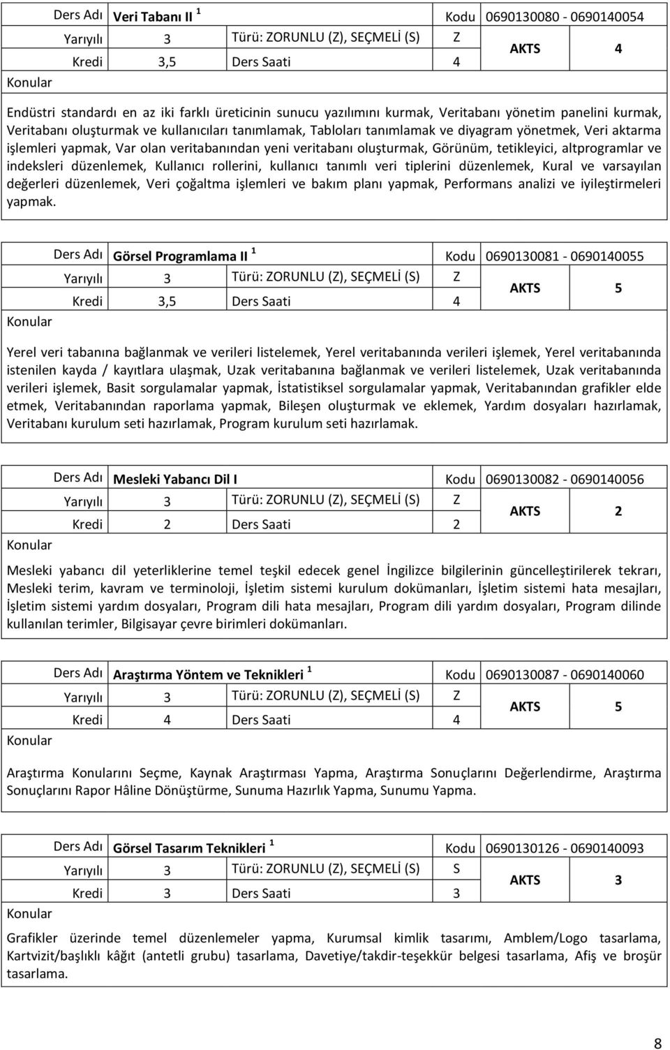 Görünüm, tetikleyici, altprogramlar ve indeksleri düzenlemek, Kullanıcı rollerini, kullanıcı tanımlı veri tiplerini düzenlemek, Kural ve varsayılan değerleri düzenlemek, Veri çoğaltma işlemleri ve