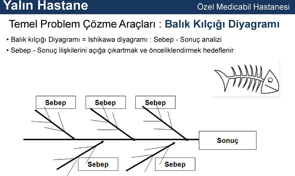 diyagramı : Sebep - Sonuç analizi Sebep - Sonuç