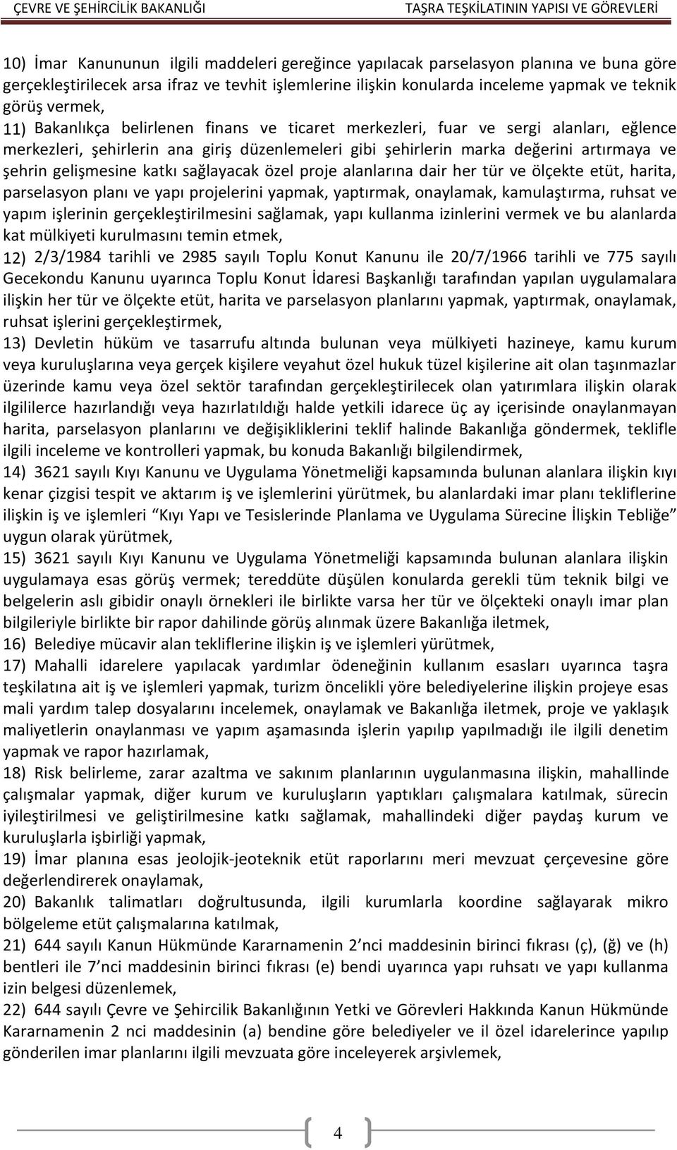 katkı sağlayacak özel proje alanlarına dair her tür ve ölçekte etüt, harita, parselasyon planı ve yapı projelerini yapmak, yaptırmak, onaylamak, kamulaştırma, ruhsat ve yapım işlerinin