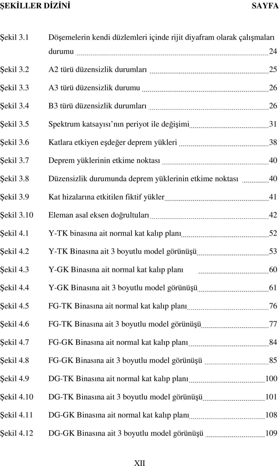 7 Deprem yüklerinin etkime noktası 40 Şekil 3.8 Düzensizlik durumunda deprem yüklerinin etkime noktası 40 Şekil 3.9 Kat hizalarına etkitilen fiktif yükler 41 Şekil 3.