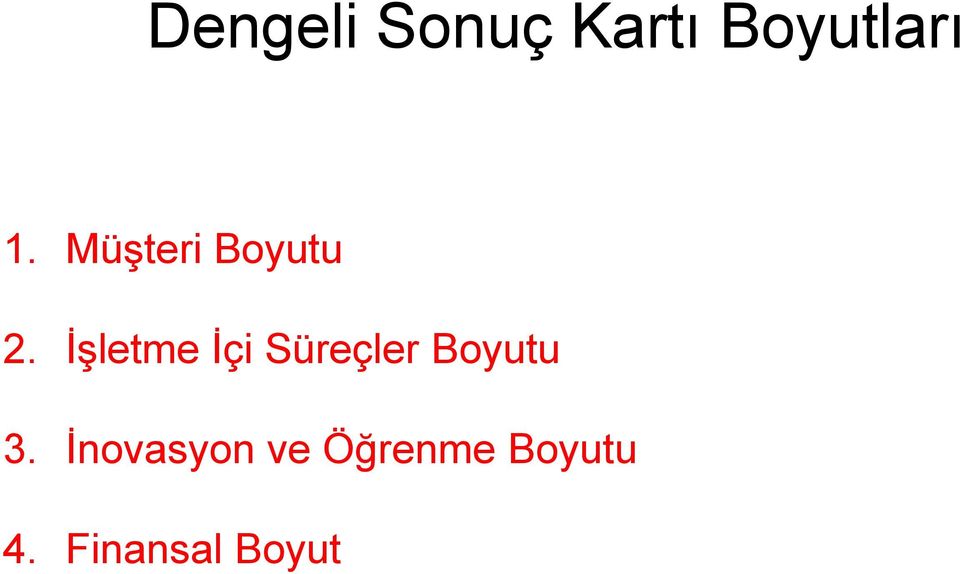 İşletme İçi Süreçler Boyutu 3.