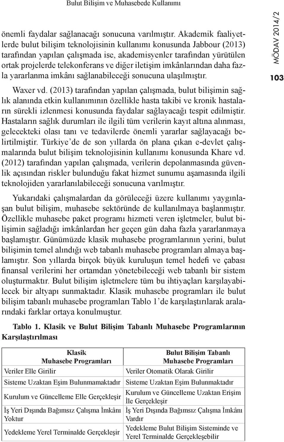 iletişim imkânlarından daha fazla yararlanma imkânı sağlanabileceği sonucuna ulaşılmıştır. Waxer vd.