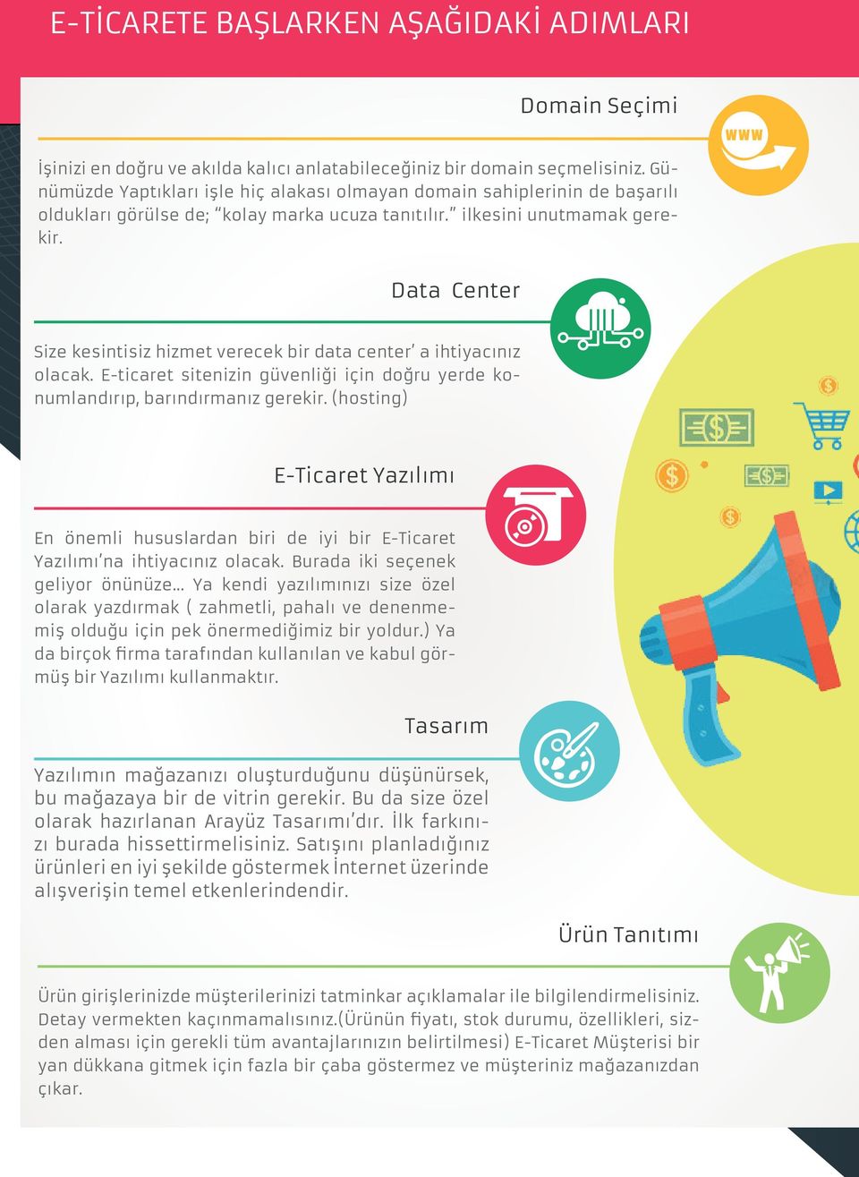 Data Center Size kesintisiz hizmet verecek bir data center a ihtiyacınız olacak. E-ticaret sitenizin güvenliği için doğru yerde konumlandırıp, barındırmanız gerekir.