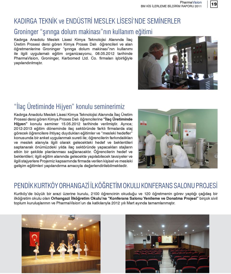 2012 tarihinde PharmaVision, Groninger, Karbomed Ltd. Co. firmaları işbirliğiyle yapılandırılmıştır.