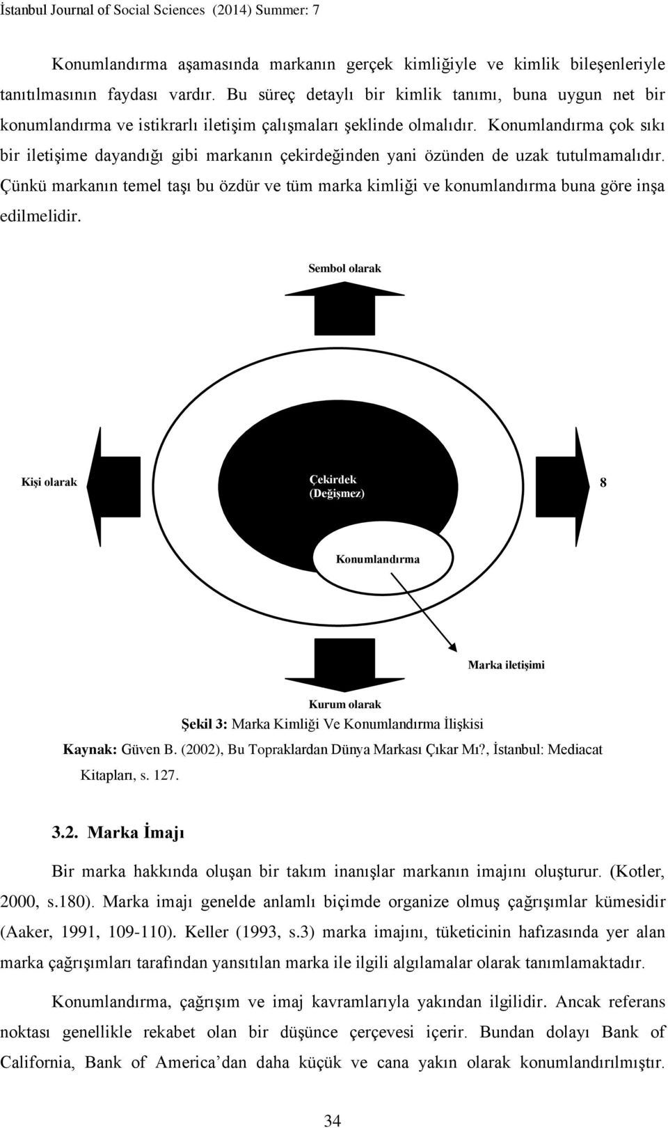 Konumlandırma çok sıkı bir iletişime dayandığı gibi markanın çekirdeğinden yani özünden de uzak tutulmamalıdır.