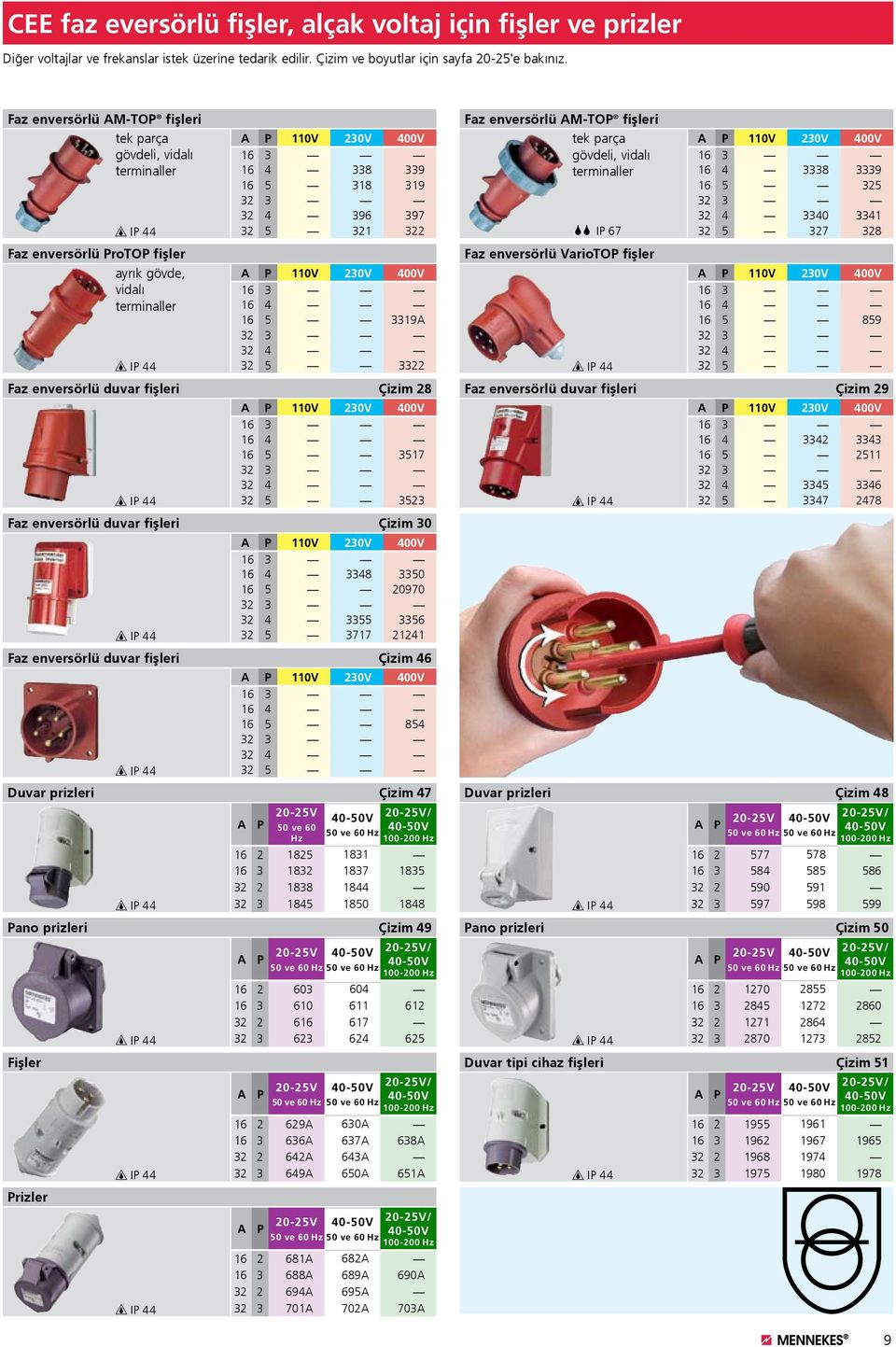 325 32 3 32 4 3340 3341 32 5 327 328 Faz enversörlü ProTOP fişler ayrık gövde, vidalı 16 3 16 4 16 5 3319A 32 3 32 4 32 5 3322 Faz enversörlü VarioTOP fişler 16 3 16 4 16 5 859 32 3 32 4 32 5 Faz