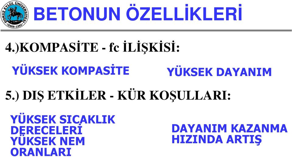 YÜKSEK DAYANIM 5.