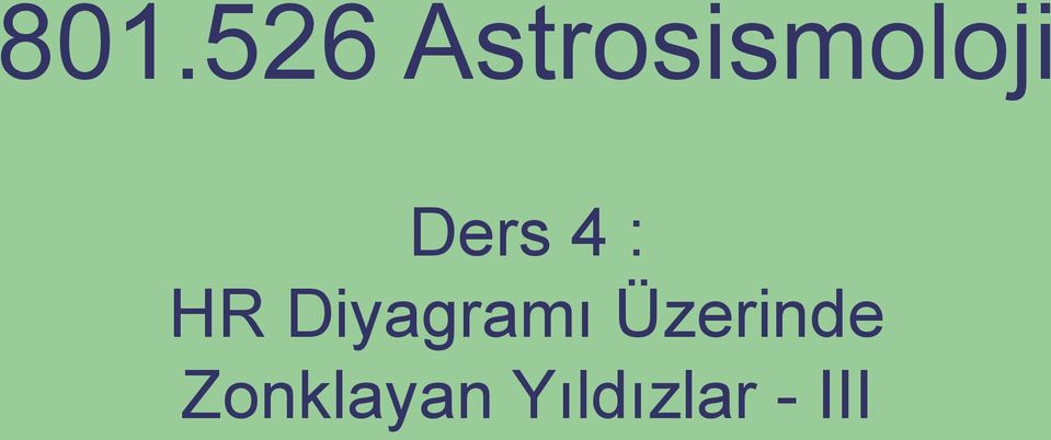 4 : HR Diyagramı