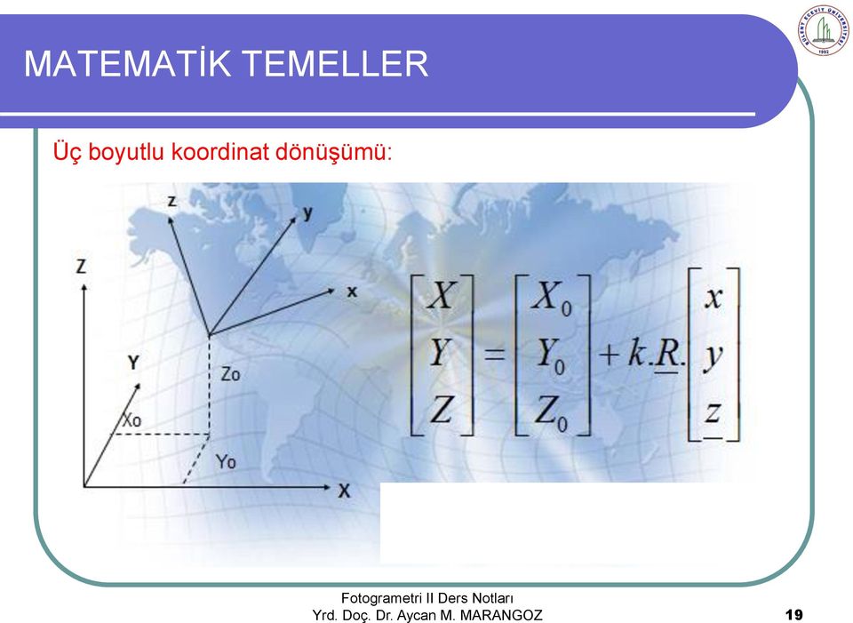 dönüşümü: Yrd. Doç.