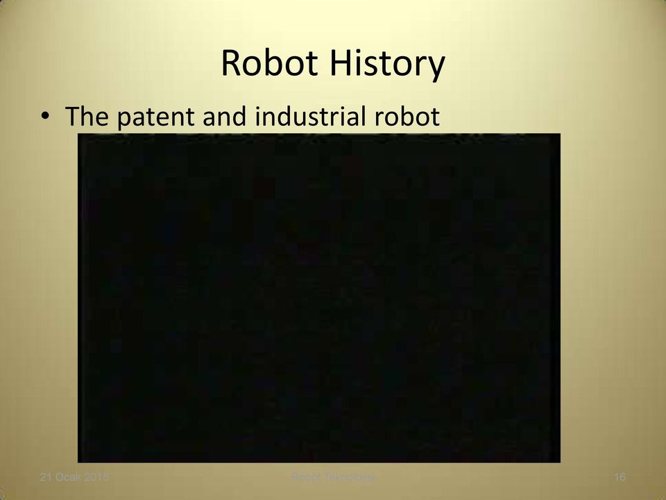 industrial robot 21