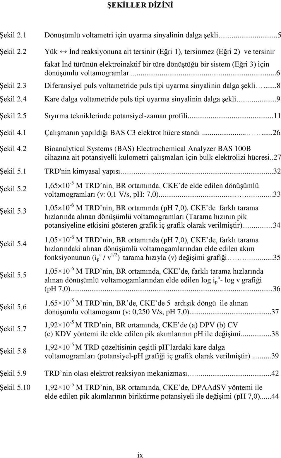 ..5 Yük İnd reaksiyonuna ait tersinir (Eğri 1), tersinmez (Eğri 2) ve tersinir fakat İnd türünün elektroinaktif bir türe dönüştüğü bir sistem (Eğri 3) için dönüşümlü voltamogramlar.