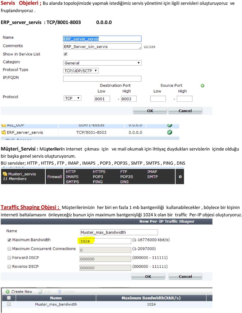 1-8003 0.0.0.0 Müşteri_Servisi : Müşterilerin internet çıkması için ve mail okumak için ihtiyaç duydukları servislerin içinde olduğu bir başka genel servis oluşturuyorum.