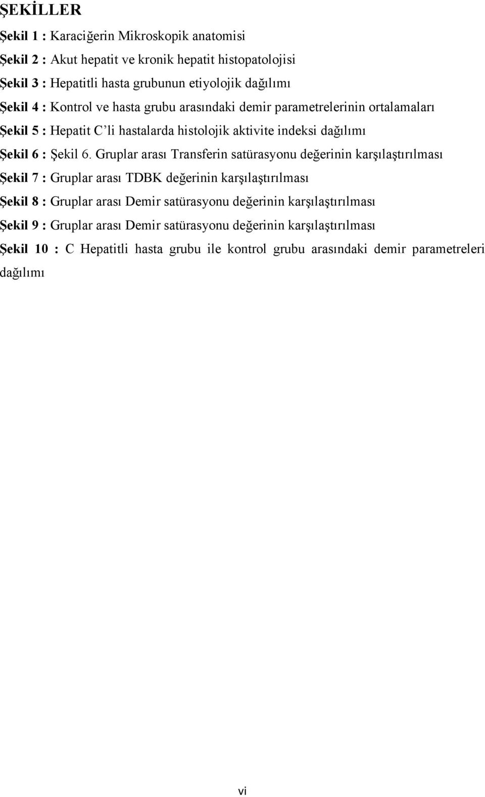 Gruplar arası Transferin satürasyonu değerinin karşılaştırılması Şekil 7 : Gruplar arası TDBK değerinin karşılaştırılması Şekil 8 : Gruplar arası Demir satürasyonu