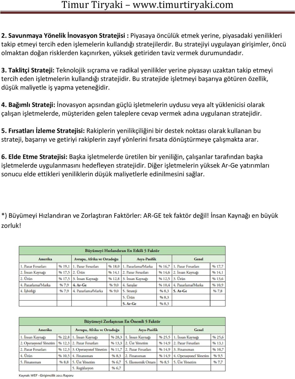 Taklitçi Strateji: Teknolojik sıçrama ve radikal yenilikler yerine piyasayı uzaktan takip etmeyi tercih eden işletmelerin kullandığı stratejidir.