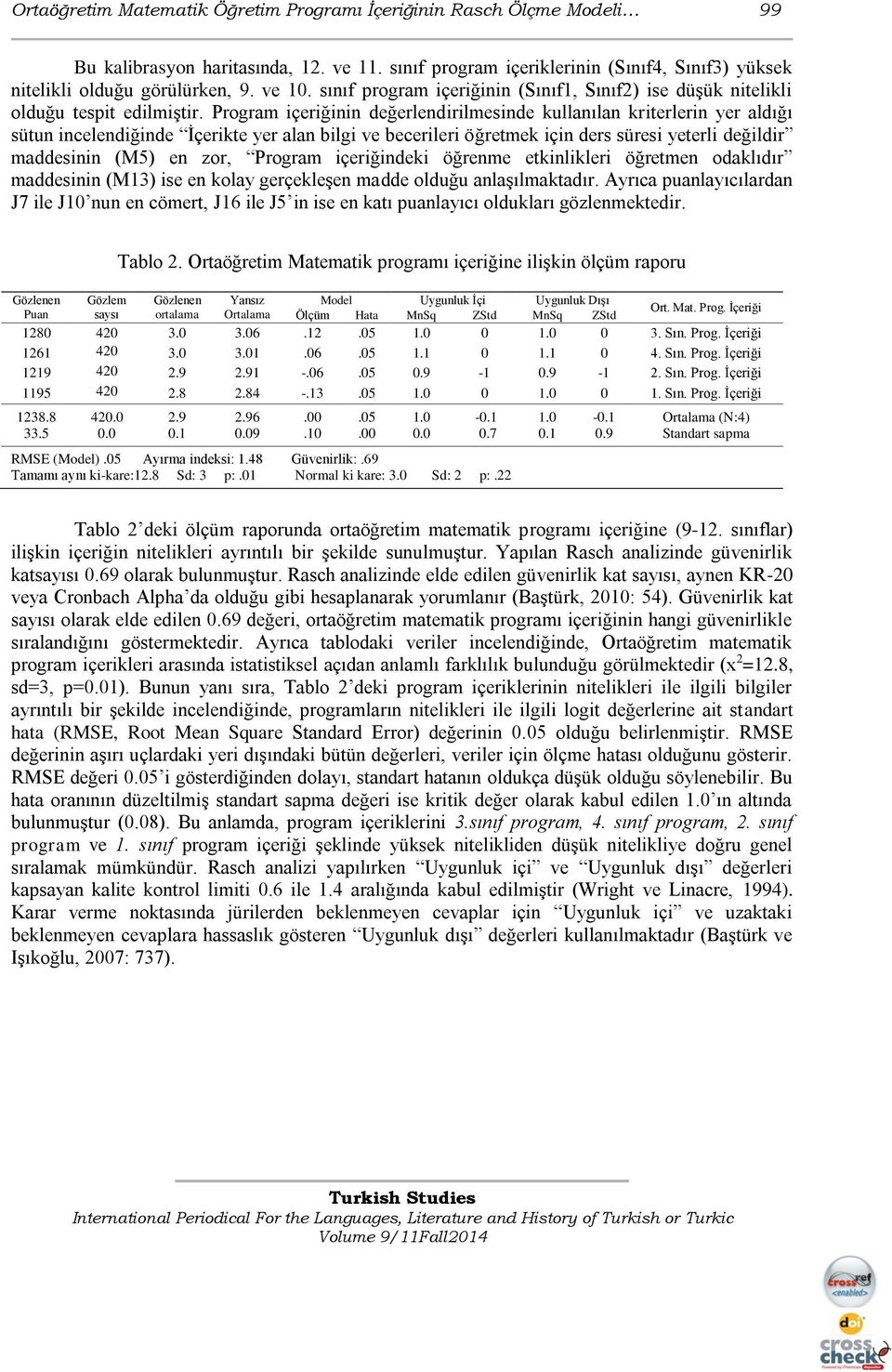 Program içeriğinin değerlendirilmesinde kullanılan kriterlerin yer aldığı sütun incelendiğinde İçerikte yer alan bilgi ve becerileri öğretmek için ders süresi yeterli değildir maddesinin (M5) en zor,