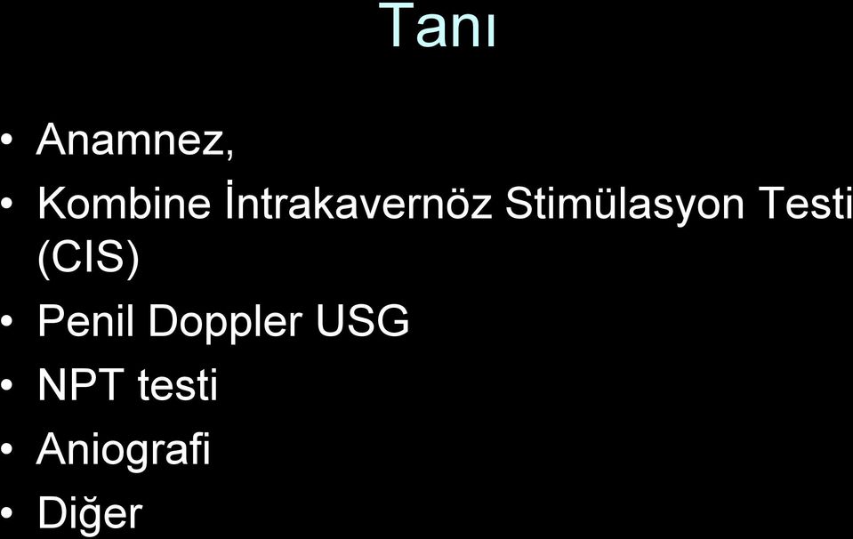 Testi (CIS) Penil Doppler