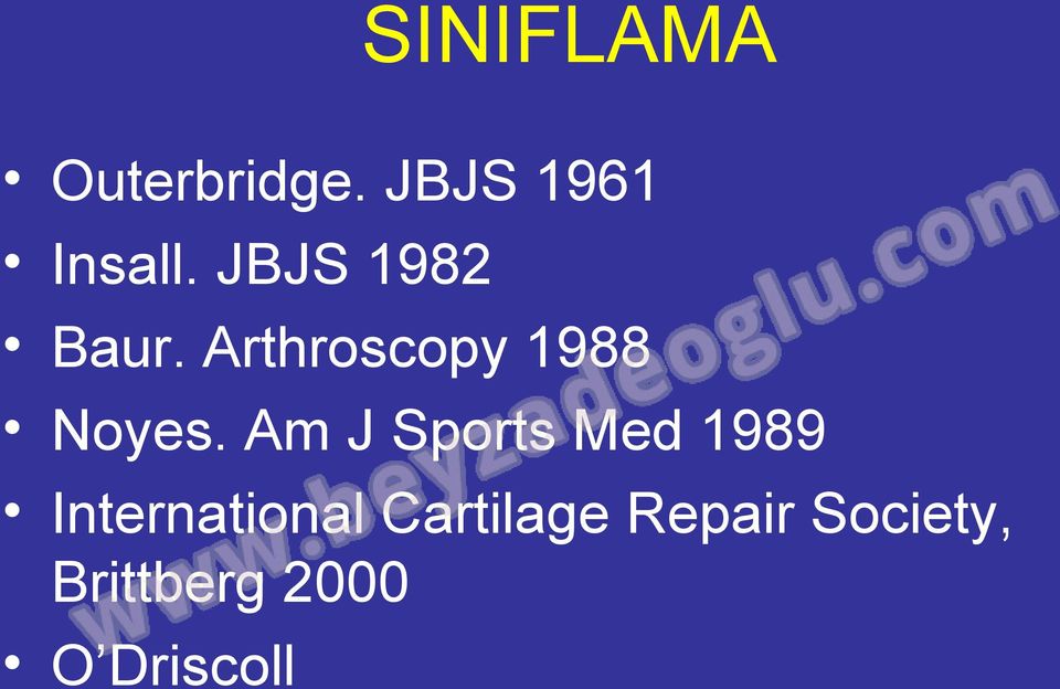 Am J Sports Med 1989 International