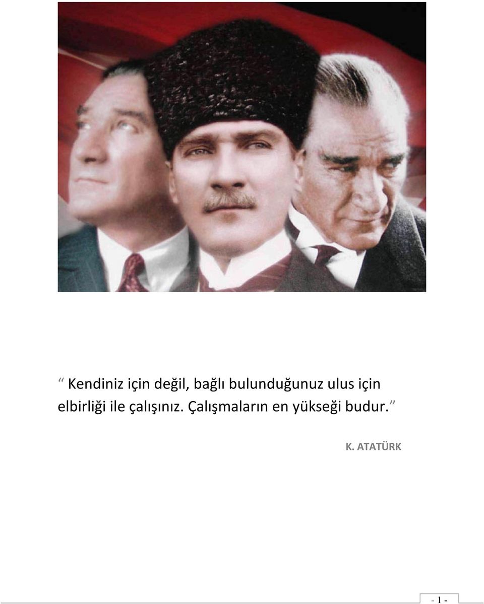 elbirliği ile çalışınız.