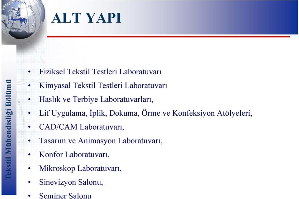 ve Konfeksiyon Atölyeleri, l CAD/CAM Laboratuvarı, TasarımveAnimasyon Lb