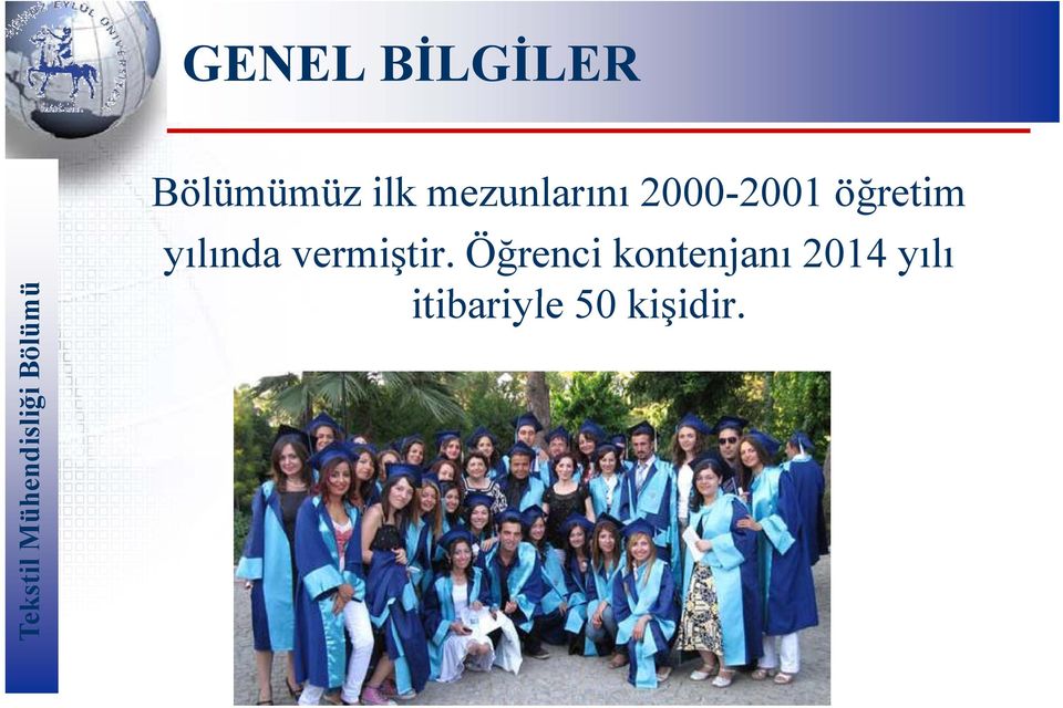 2001 öğretim yılında vermiştir.