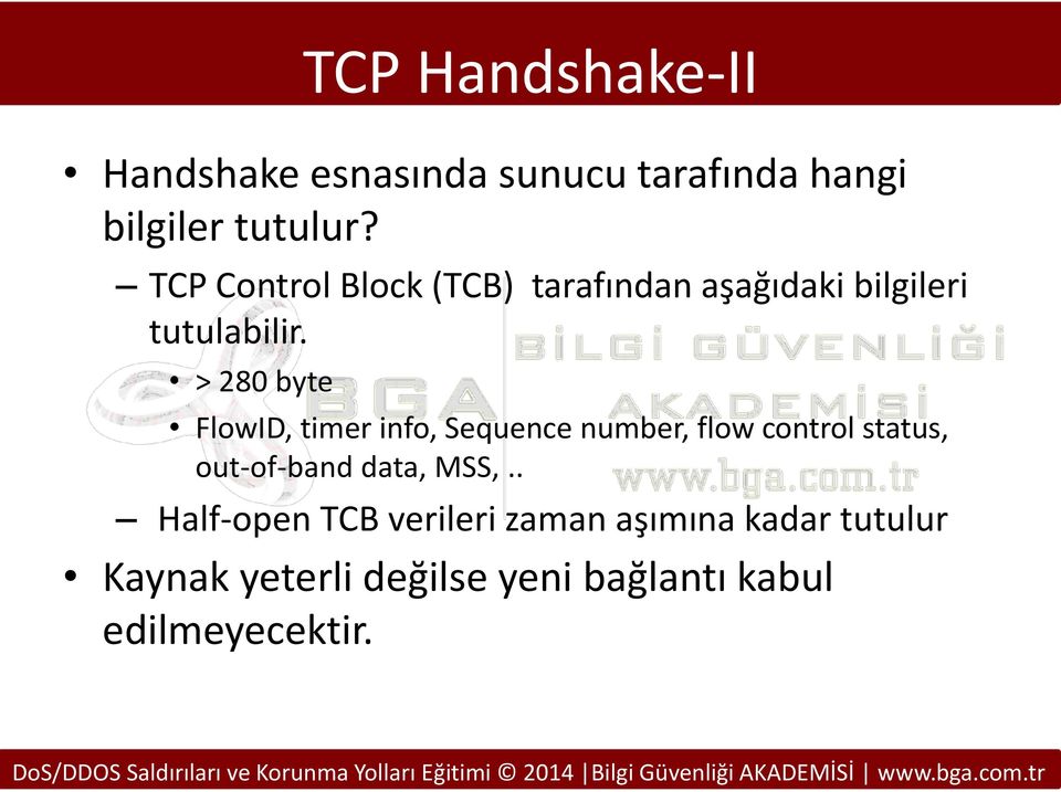 > 280 byte FlowID, timer info, Sequence number, flow control status, out-of-band data,