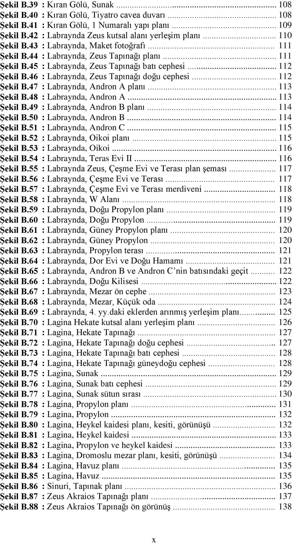 74 Şekil B.75 Şekil B.76 Şekil B.77 Şekil B.78 Şekil B.79 Şekil B.80 Şekil B.81 Şekil B.82 Şekil B.83 Şekil B.84 Şekil B.85 Şekil B.86 Şekil B.87 Şekil B.88 : Kıran Gölü, Sunak.