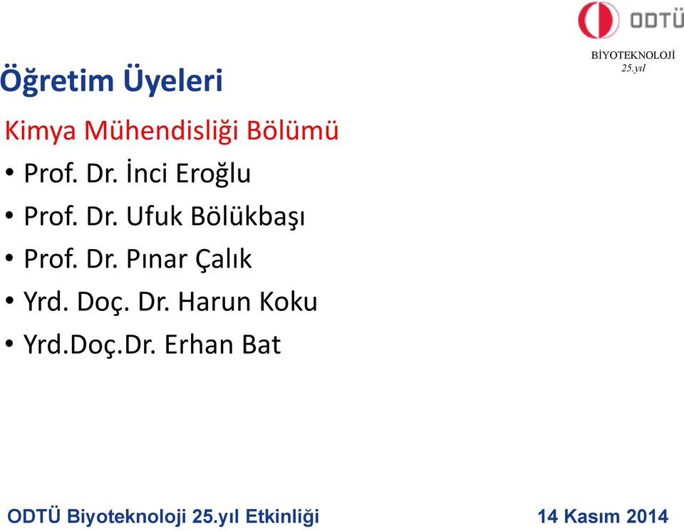 Dr. Pınar Çalık Yrd. Doç. Dr.