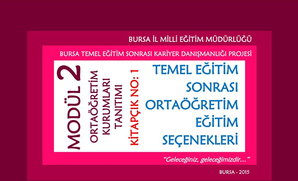 PROJESİ MODÜL 2 TEMEL EĞİTİM SONRASI ORTAÖĞRETİM