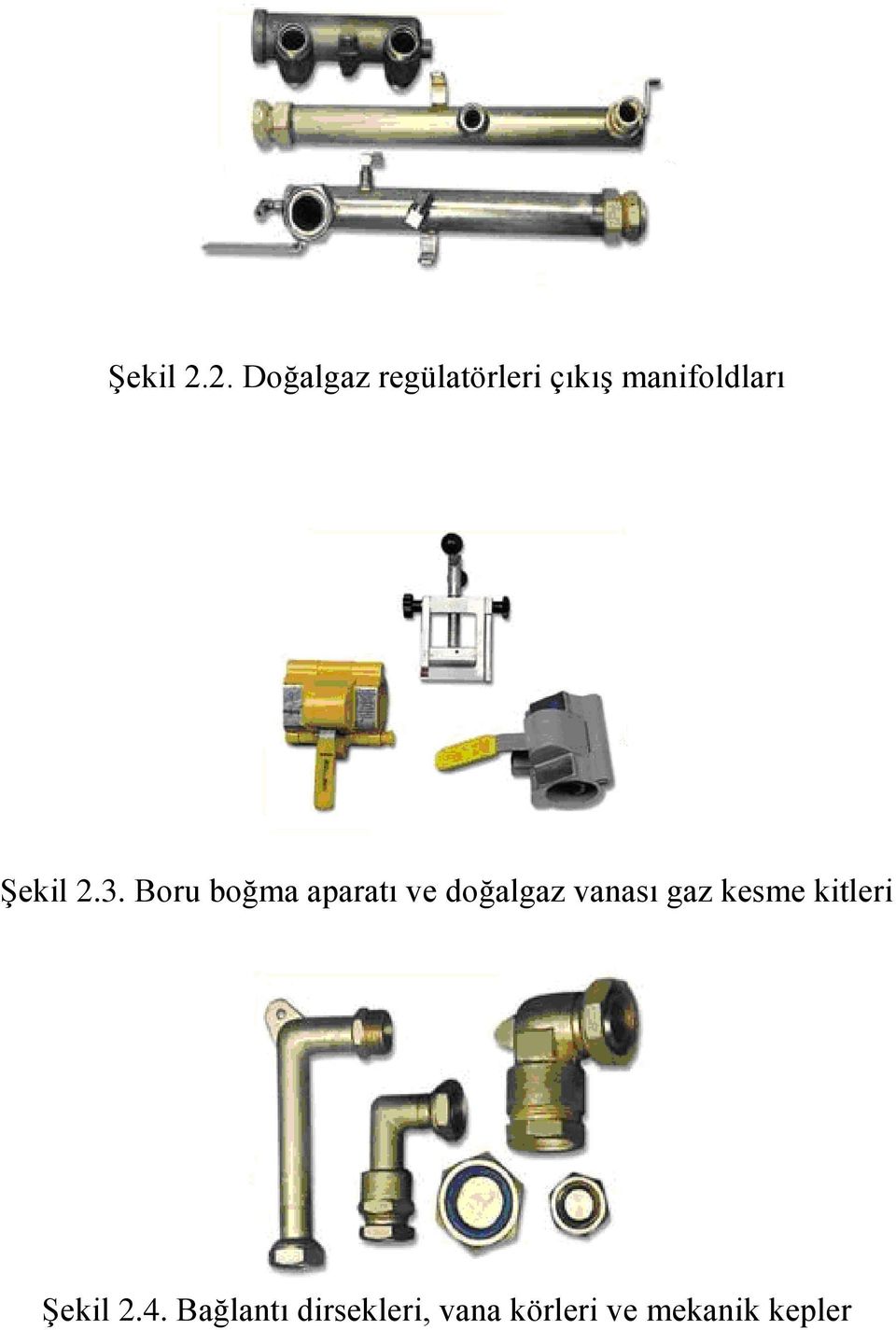 3. Boru boğma aparatı ve doğalgaz vanası gaz