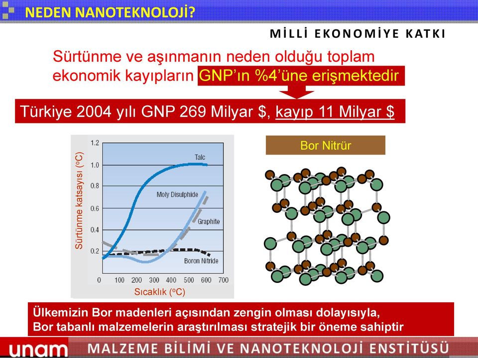 kayıpların GNP ın %4 üne erişmektedir Türkiye 2004 yılı GNP 269 Milyar $, kayıp 11 Milyar $ Bor