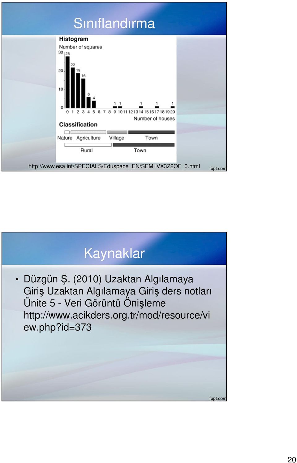 (2010) Uzaktan Algılamaya Giriş Uzaktan Algılamaya Giriş ders