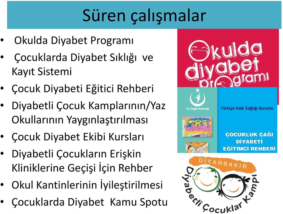 Yaygınlaştırılması Çocuk Diyabet Ekibi Kursları Diyabetli Çocukların Erişkin