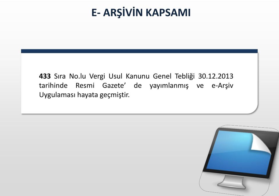 12.2013 tarihinde Resmi Gazete de