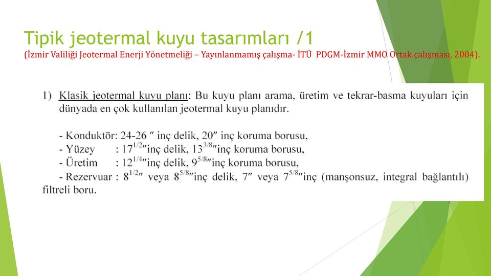 Yönetmeliği Yayınlanmamış çalışma-