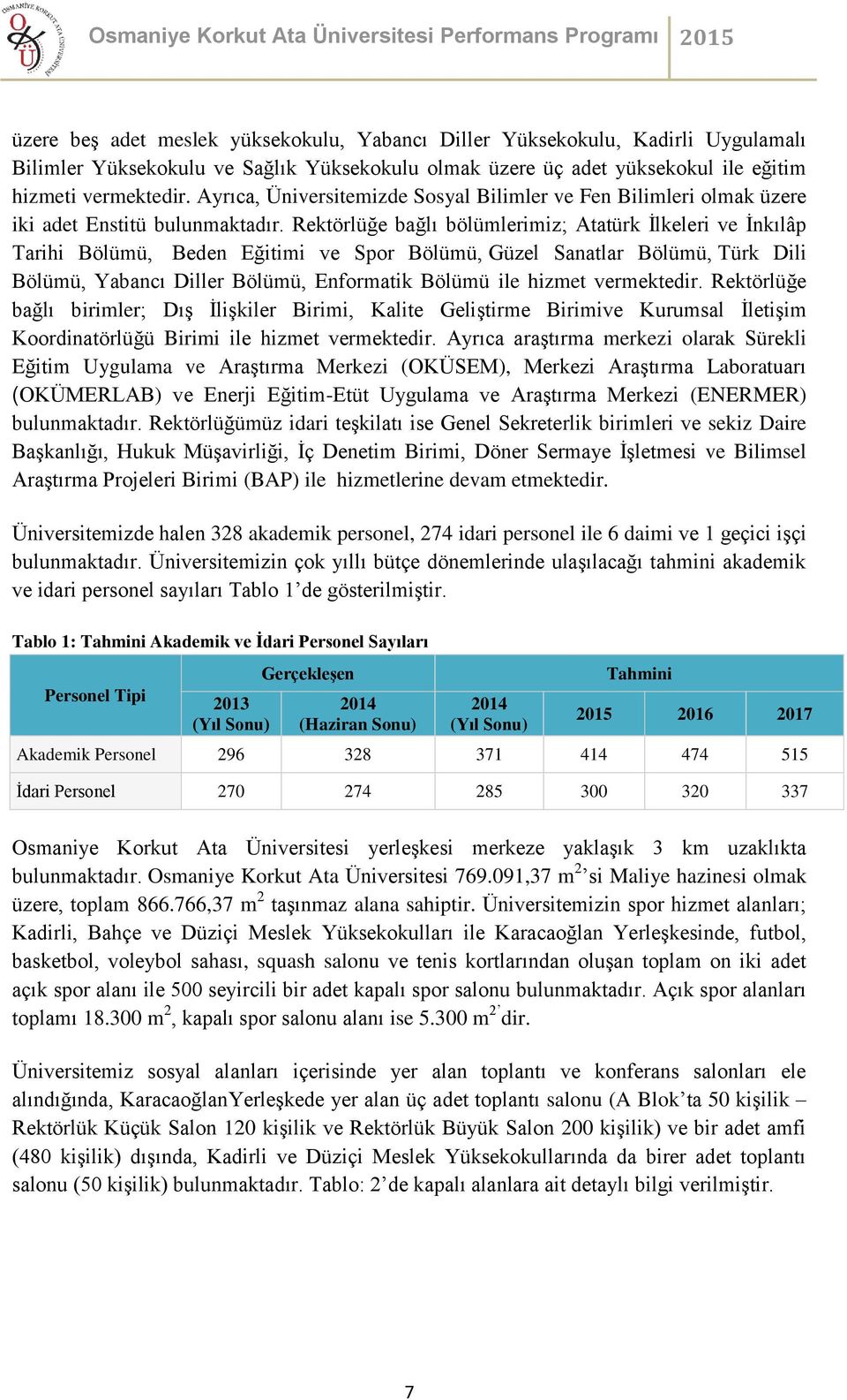 Rektörlüğe bağlı bölümlerimiz; Atatürk İlkeleri ve İnkılâp Tarihi Bölümü, Beden Eğitimi ve Spor Bölümü, Güzel Sanatlar Bölümü, Türk Dili Bölümü, Yabancı Diller Bölümü, Enformatik Bölümü ile hizmet