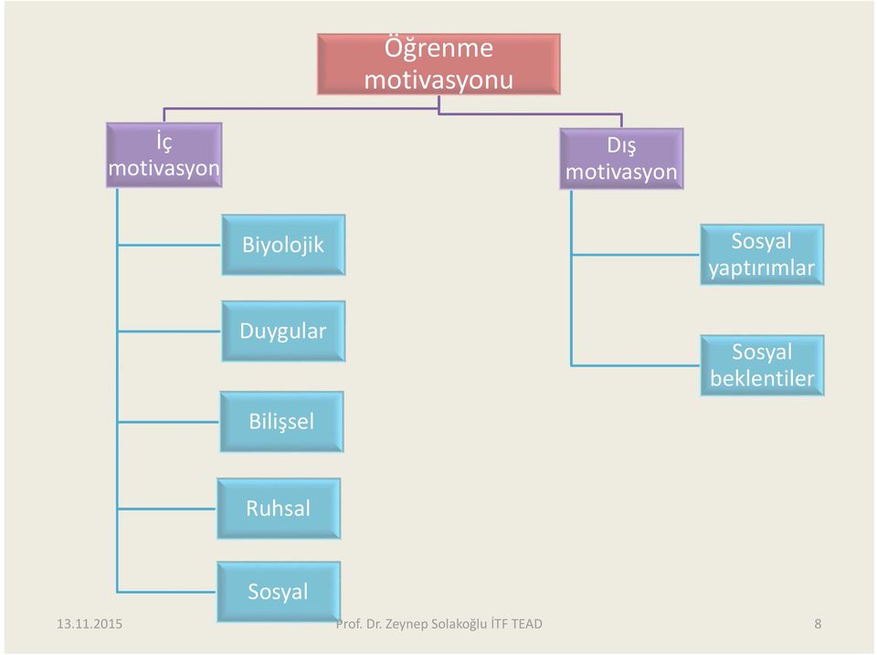 Biyolojik Duygular Bilişsel